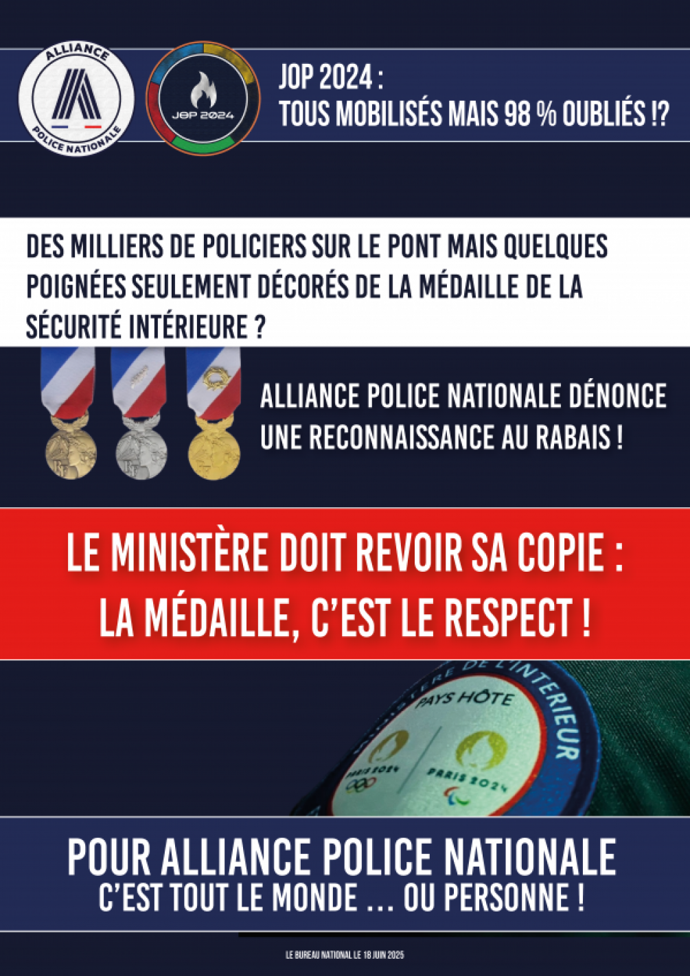 JOP 2024 : TOUS MOBILISÉS MAIS 98 % OUBLIÉS !?