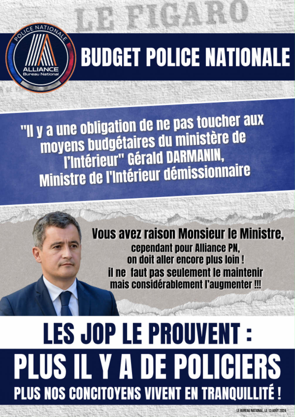 Budget Police Nationale