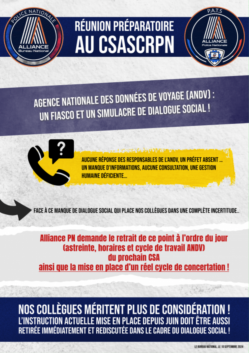 Agence nationale des données de voyage (ANDV) : Un fiasco et un simulacre de dialogue social !